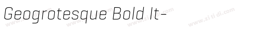Geogrotesque Bold It字体转换 Geogrotesque Bold It字体转换
